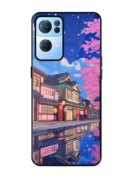 Tranquil Reflections Glossy Soft Edge Case for Oppo Reno 7 Pro (5G) Chachhi