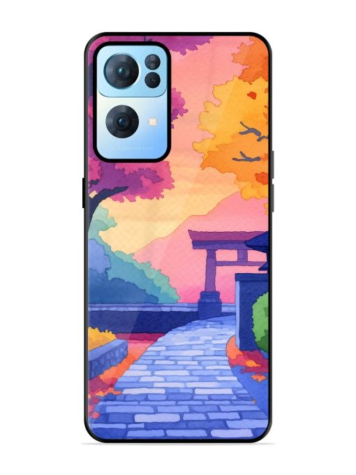 Autumnal Serenity Glossy Soft Edge Case for Oppo Reno 7 Pro (5G) Chachhi