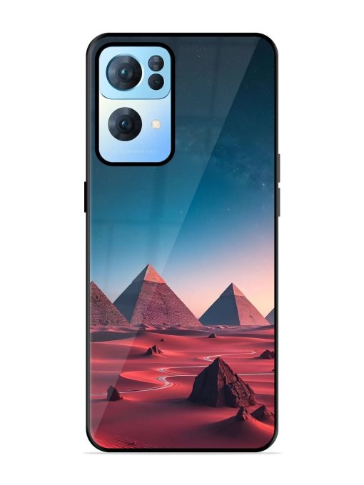 Ancient Wonders Sky Glossy Soft Edge Case for Oppo Reno 7 Pro (5G) Chachhi