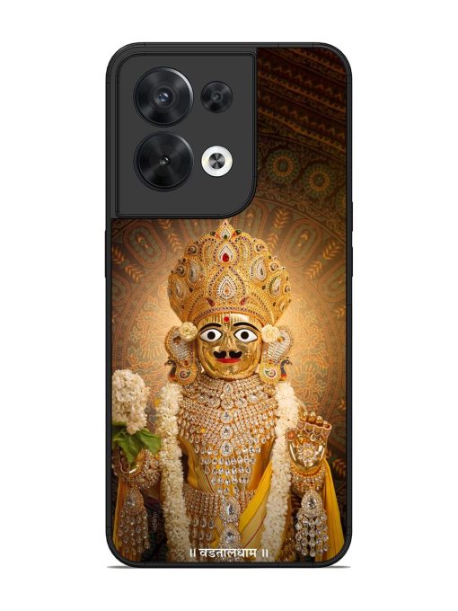 Hare Krishna Maharaj Glossy Soft Edge Case for Oppo Reno 8 (5G) Chachhi