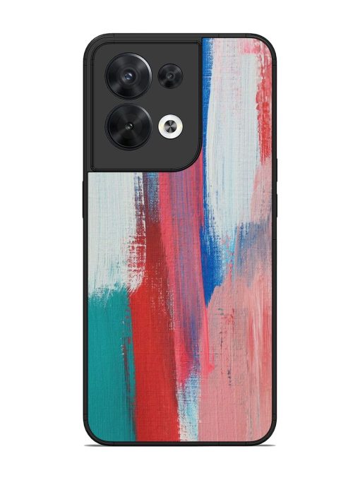 Colorful Chaos Glossy Soft Edge Case for Oppo Reno 8 (5G) Chachhi