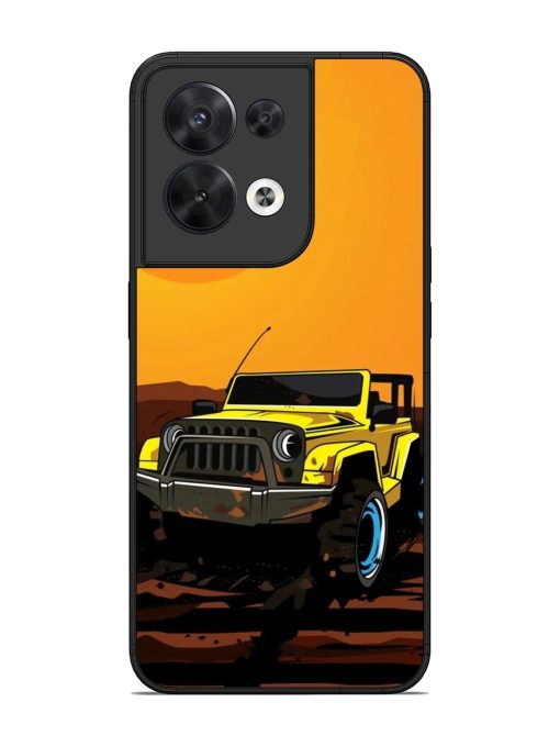 Sunset Cruise Glossy Soft Edge Case for Oppo Reno 8 (5G) Chachhi