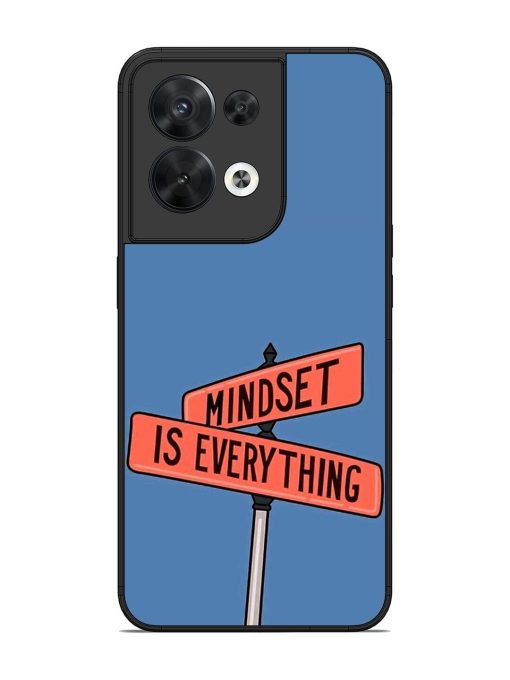 Mindset Matters Glossy Soft Edge Case for Oppo Reno 8 (5G) Chachhi