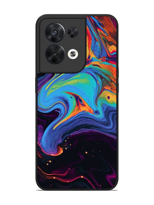 Liquid Dreamscape Glossy Soft Edge Case for Oppo Reno 8 (5G) Chachhi