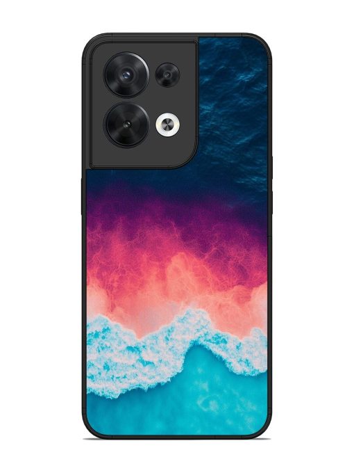 Where The Ocean Meets The Sky Glossy Soft Edge Case for Oppo Reno 8 (5G) Chachhi