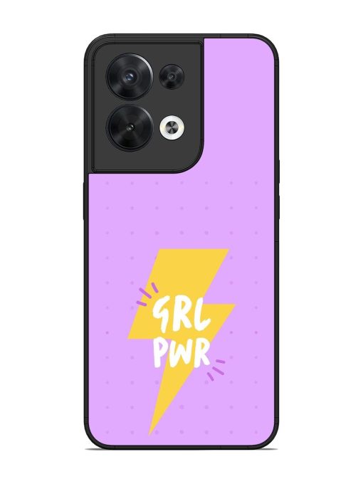 Girl Power Spark Glossy Soft Edge Case for Oppo Reno 8 (5G)