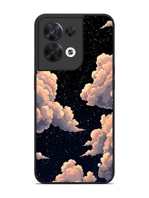 Starry Night Dreams Glossy Soft Edge Case for Oppo Reno 8 (5G) Chachhi