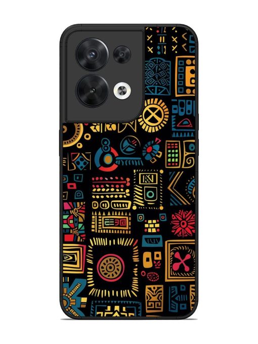 Tribal Tapestry Glossy Soft Edge Case for Oppo Reno 8 (5G) Chachhi