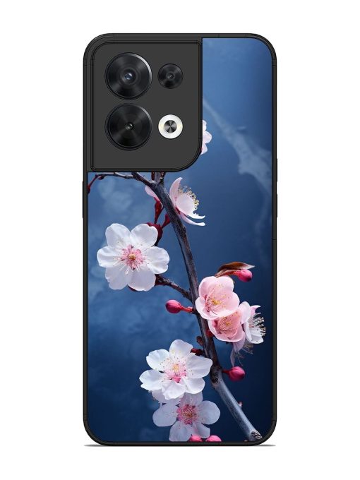 Delicate Blossoms Glossy Soft Edge Case for Oppo Reno 8 (5G) Chachhi