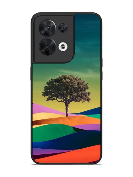 Rainbow'S Lone Sentinel Glossy Soft Edge Case for Oppo Reno 8 (5G) Chachhi