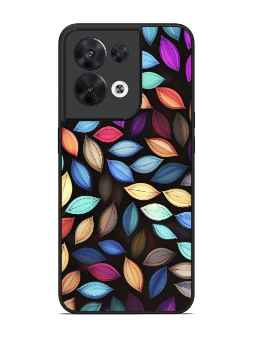 Colorful Kaleidoscope Glossy Soft Edge Case for Oppo Reno 8 (5G)