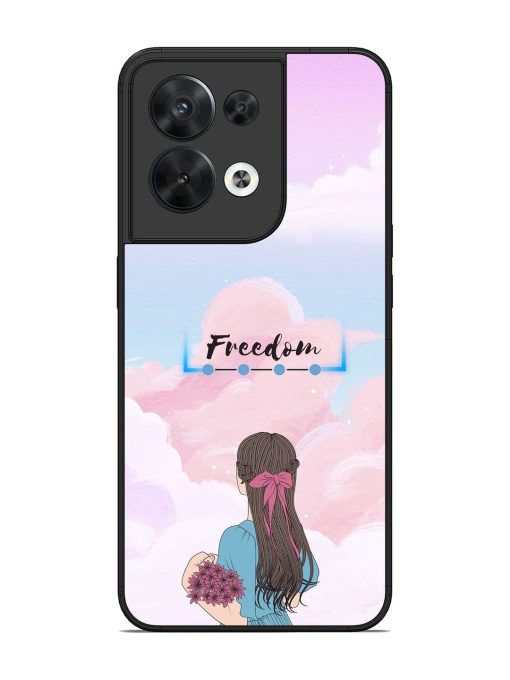 Skyward Dreams Glossy Soft Edge Case for Oppo Reno 8 (5G) Chachhi