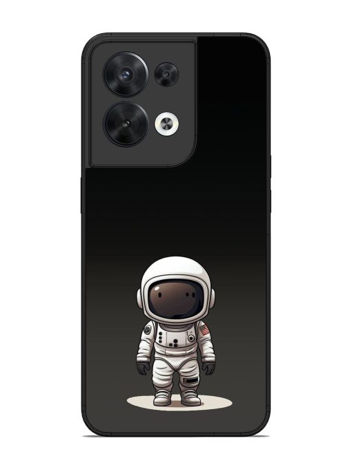 Neon Astronaut Glossy Soft Edge Case for Oppo Reno 8 (5G) Chachhi