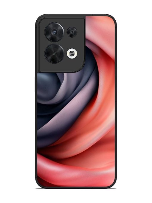 Swirling Silk Glossy Soft Edge Case for Oppo Reno 8 (5G)