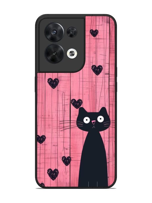 Feline Valentine'S Day Glossy Soft Edge Case for Oppo Reno 8 (5G) Chachhi