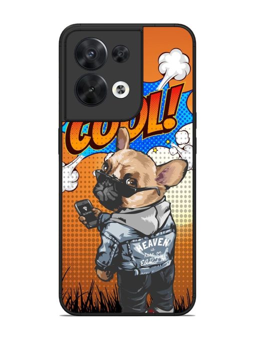 Cool Pup Glossy Soft Edge Case for Oppo Reno 8 (5G) Chachhi