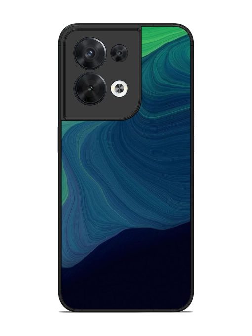 Oceanic Dreams Glossy Soft Edge Case for Oppo Reno 8 (5G) Chachhi