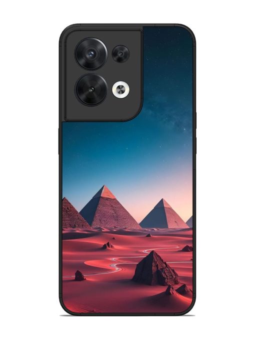 Ancient Wonders Sky Glossy Soft Edge Case for Oppo Reno 8 (5G) Chachhi