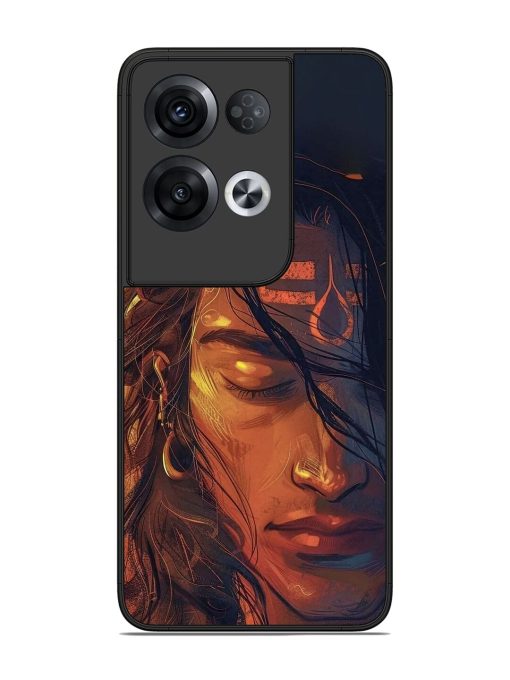 Tranquil Shiva Glossy Soft Edge Case for Oppo Reno 8 Pro (5G) Chachhi