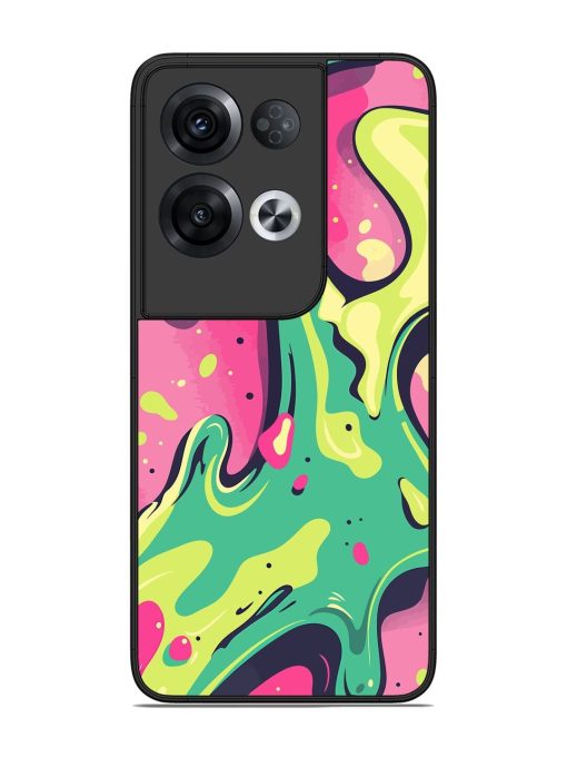 Gooey Grooves Glossy Soft Edge Case for Oppo Reno 8 Pro (5G) Chachhi