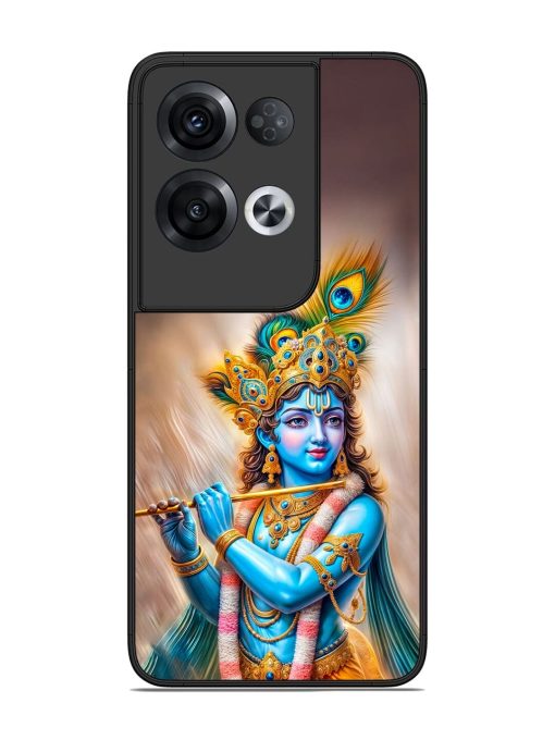 Divine Krishna Glossy Soft Edge Case for Oppo Reno 8 Pro (5G) Chachhi