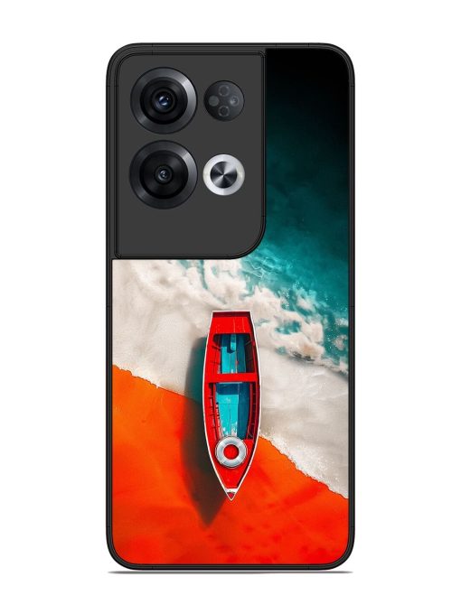 Crimson Tide Glossy Soft Edge Case for Oppo Reno 8 Pro (5G) Chachhi