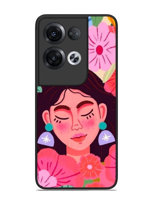 Blooming Serenity Glossy Soft Edge Case for Oppo Reno 8 Pro (5G) Chachhi