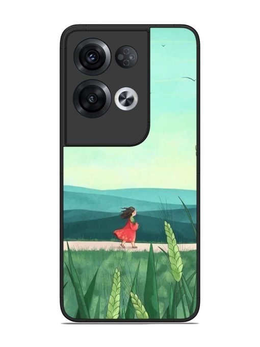 Solitude'S Serenity Glossy Soft Edge Case for Oppo Reno 8 Pro (5G)