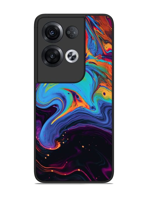 Liquid Dreamscape Glossy Soft Edge Case for Oppo Reno 8 Pro (5G) Chachhi