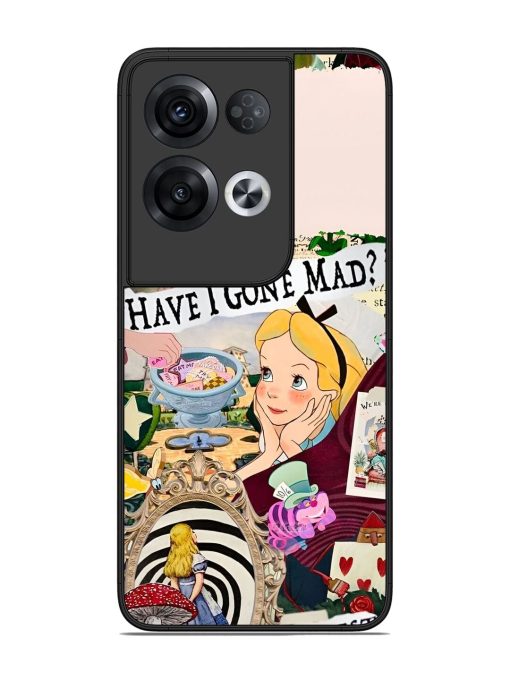 Mad Hatter'S Collage Glossy Soft Edge Case for Oppo Reno 8 Pro (5G) Chachhi