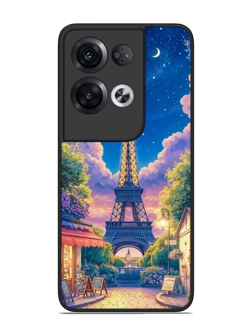 Twilight In Paris Glossy Soft Edge Case for Oppo Reno 8 Pro (5G)
