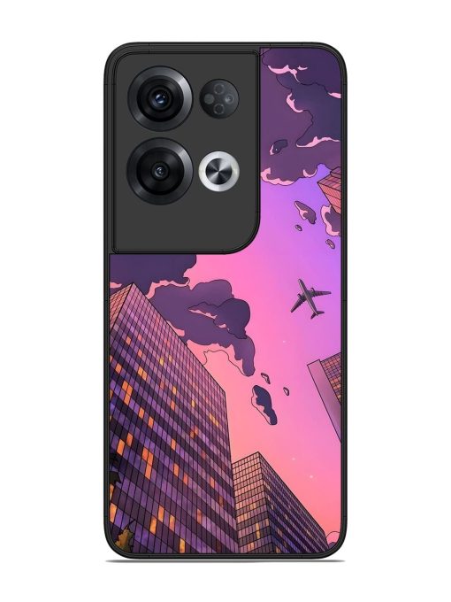 Urban Twilight Glossy Soft Edge Case for Oppo Reno 8 Pro (5G) Chachhi