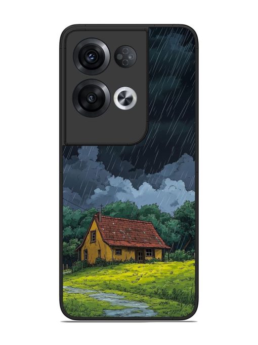 Rainy Day Retreat Glossy Soft Edge Case for Oppo Reno 8 Pro (5G) Chachhi