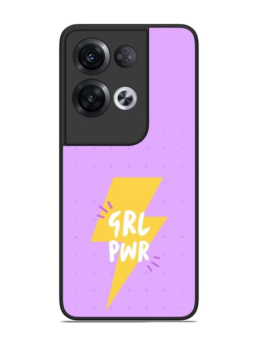 Girl Power Spark Glossy Soft Edge Case for Oppo Reno 8 Pro (5G) Chachhi