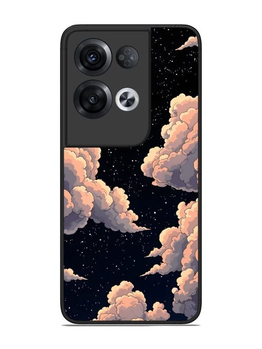 Starry Night Dreams Glossy Soft Edge Case for Oppo Reno 8 Pro (5G) Chachhi