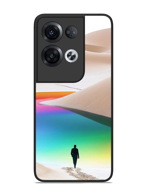 Desert Dreams Glossy Soft Edge Case for Oppo Reno 8 Pro (5G) Chachhi