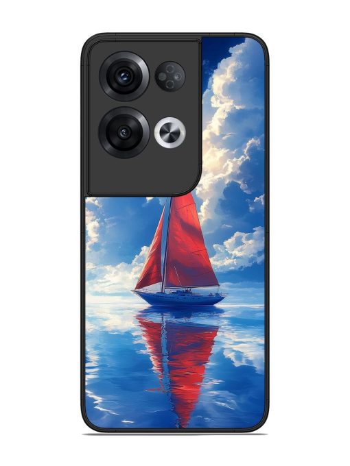 Crimson Sails Glossy Soft Edge Case for Oppo Reno 8 Pro (5G) Chachhi