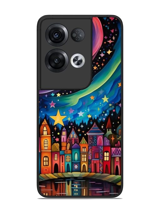 Starlit Village Glossy Soft Edge Case for Oppo Reno 8 Pro (5G) Chachhi