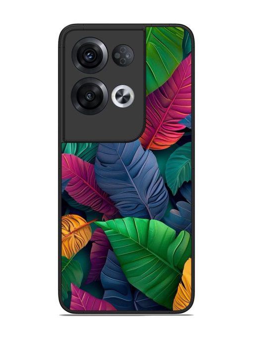 Tropical Tapestry Glossy Soft Edge Case for Oppo Reno 8 Pro (5G) Chachhi