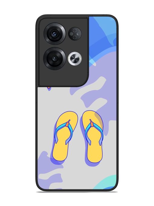 Sandy Toes And Salty Seas Glossy Soft Edge Case for Oppo Reno 8 Pro (5G) Chachhi