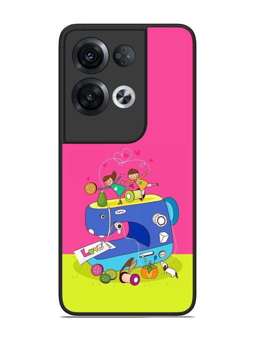 Sew Cute Glossy Soft Edge Case for Oppo Reno 8 Pro (5G) Chachhi