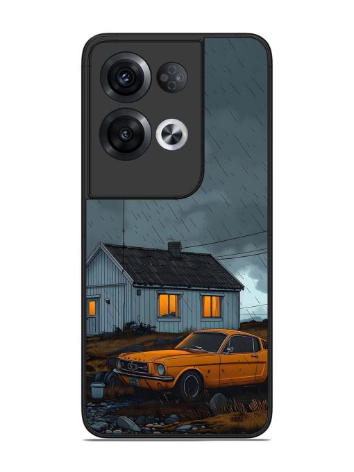 Rainy Day Retreat Glossy Soft Edge Case for Oppo Reno 8 Pro (5G) Chachhi