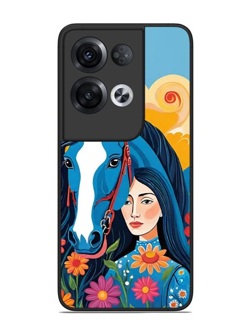 Equine Enchantment Glossy Soft Edge Case for Oppo Reno 8 Pro (5G) Chachhi