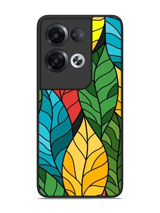 Foliage Fiesta Glossy Soft Edge Case for Oppo Reno 8 Pro (5G) Chachhi