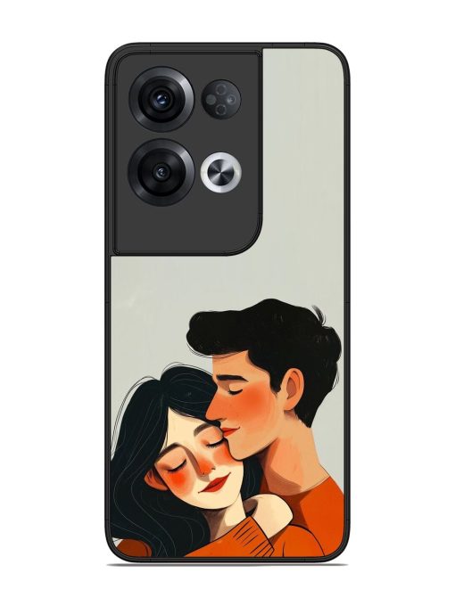 Craft Couples Glossy Soft Edge Case for Oppo Reno 8 Pro (5G) Chachhi