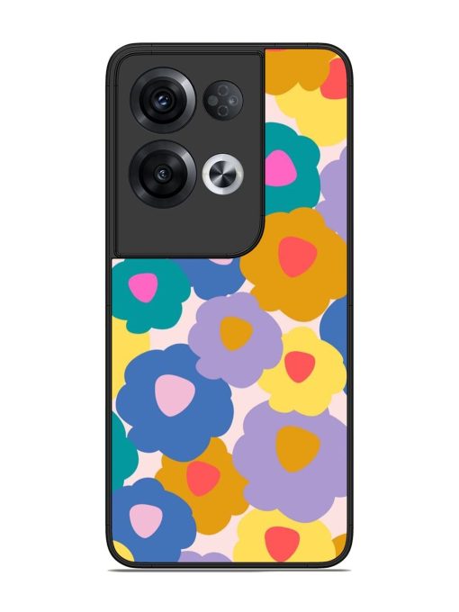 Flower Power Glossy Soft Edge Case for Oppo Reno 8 Pro (5G) Chachhi