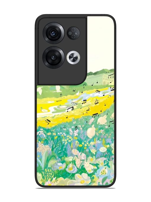 Melody In Bloom Glossy Soft Edge Case for Oppo Reno 8 Pro (5G) Chachhi