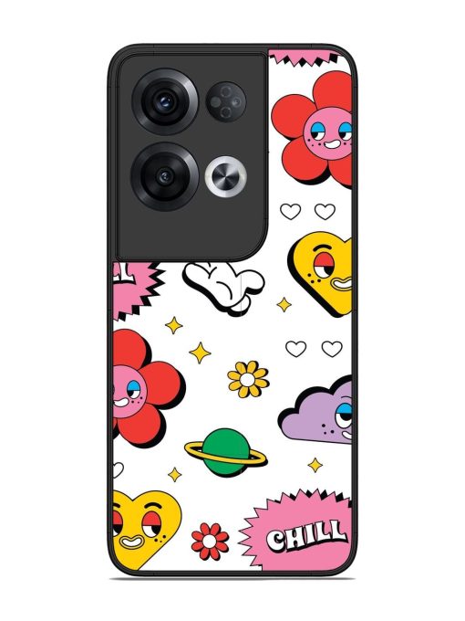 Whimsical Wonderland Glossy Soft Edge Case for Oppo Reno 8 Pro (5G) Chachhi