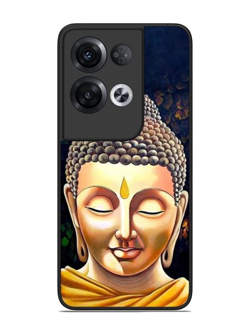 Buddha Face Glossy Soft Edge Case for Oppo Reno 8 Pro (5G) Chachhi