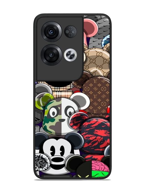 Streetwear Bearbrick Extravaganza Glossy Soft Edge Case for Oppo Reno 8 Pro (5G) Chachhi